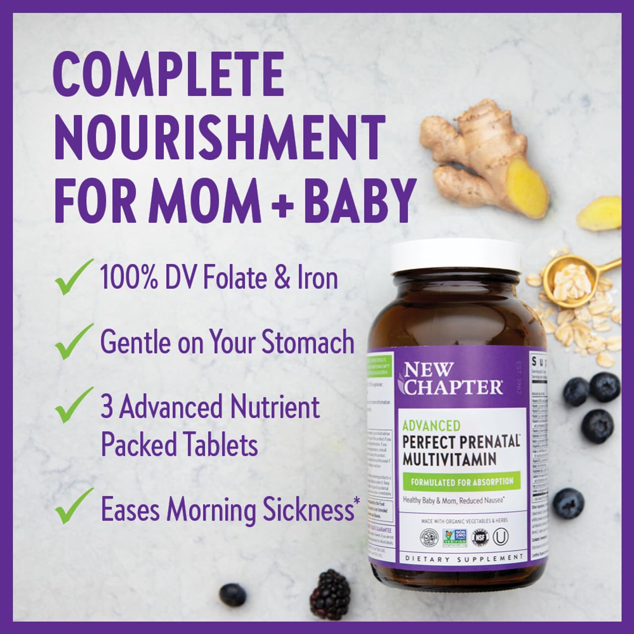 Perfect Prenatal 96 Tablets Brand: NewChapter