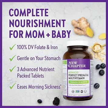 Perfect Prenatal 96 Tablets Brand: NewChapter