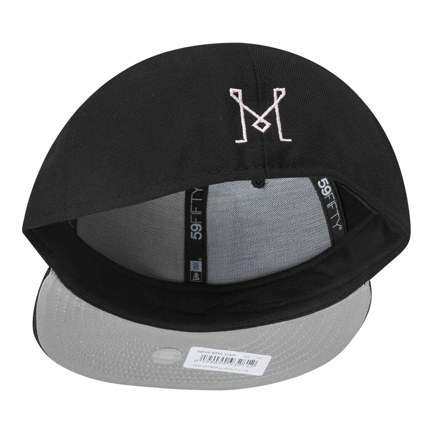 New Era 59Fifty Fitted Cap - MLS Inter Miami czarna, czarny, 57-58