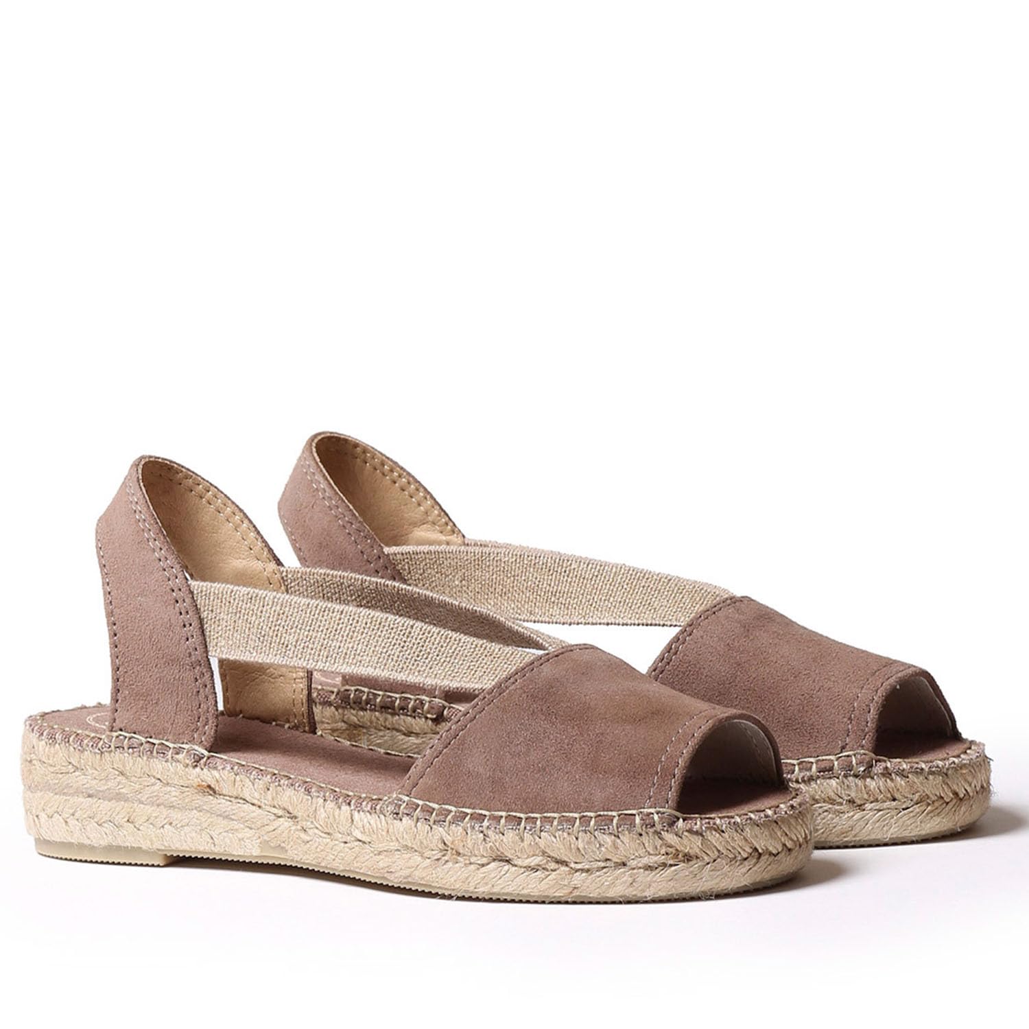 TONI PONS Ella - Espadrilla da Donna in Tinta Unita Realizzata in camoscio.