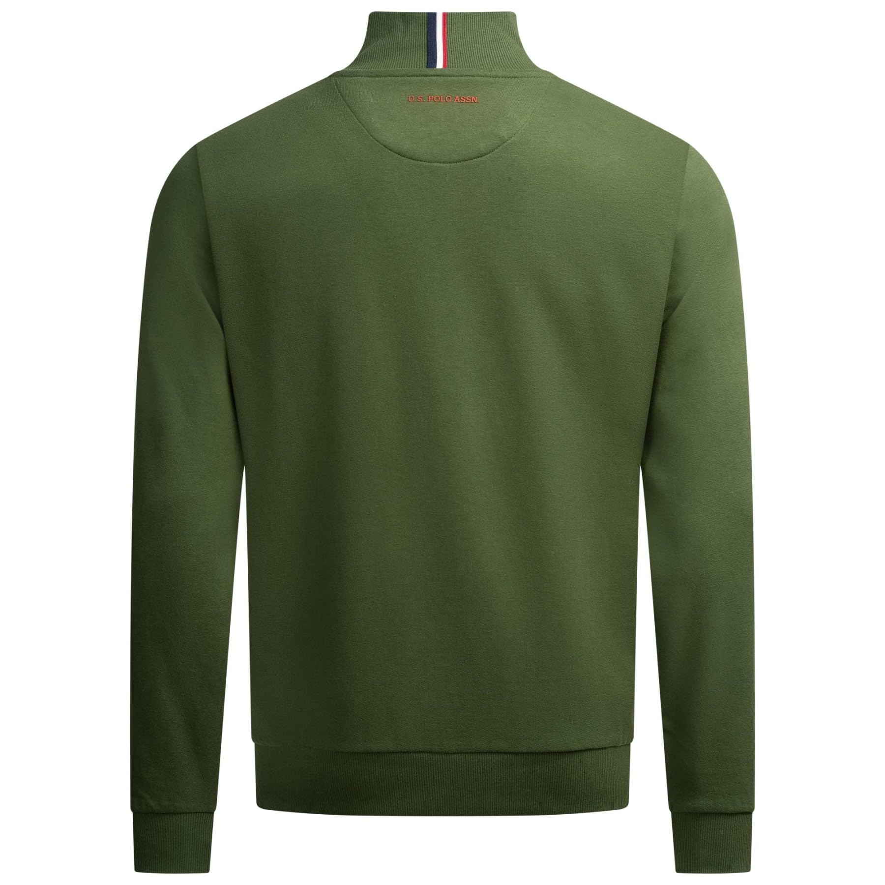U.S. POLO ASSN. Męska bluza (S-3XL) ze stójką, kieszeniami i zamkiem błyskawicznym, długim rękawem P018
