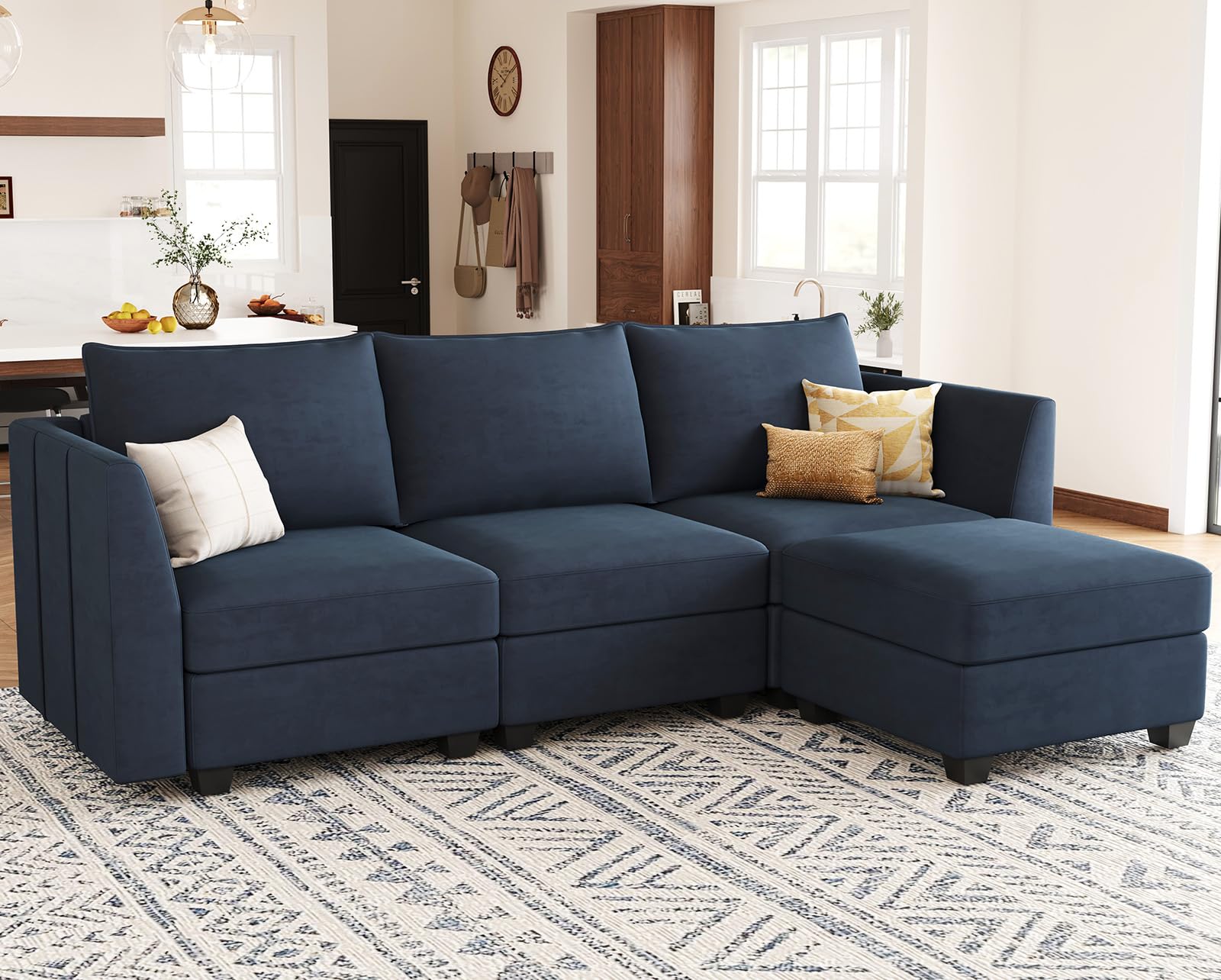 Belffin Convertible Sectional Sofa with Chaise
