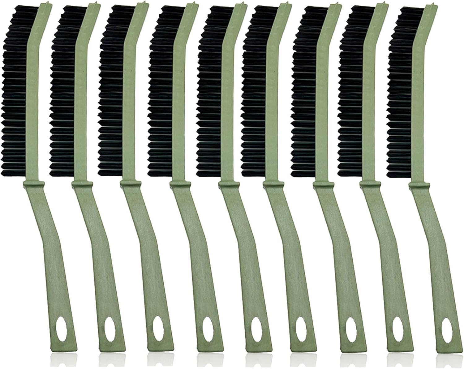 Crevice Cleaning Brush 9Pcs Hard Bristled Crevice