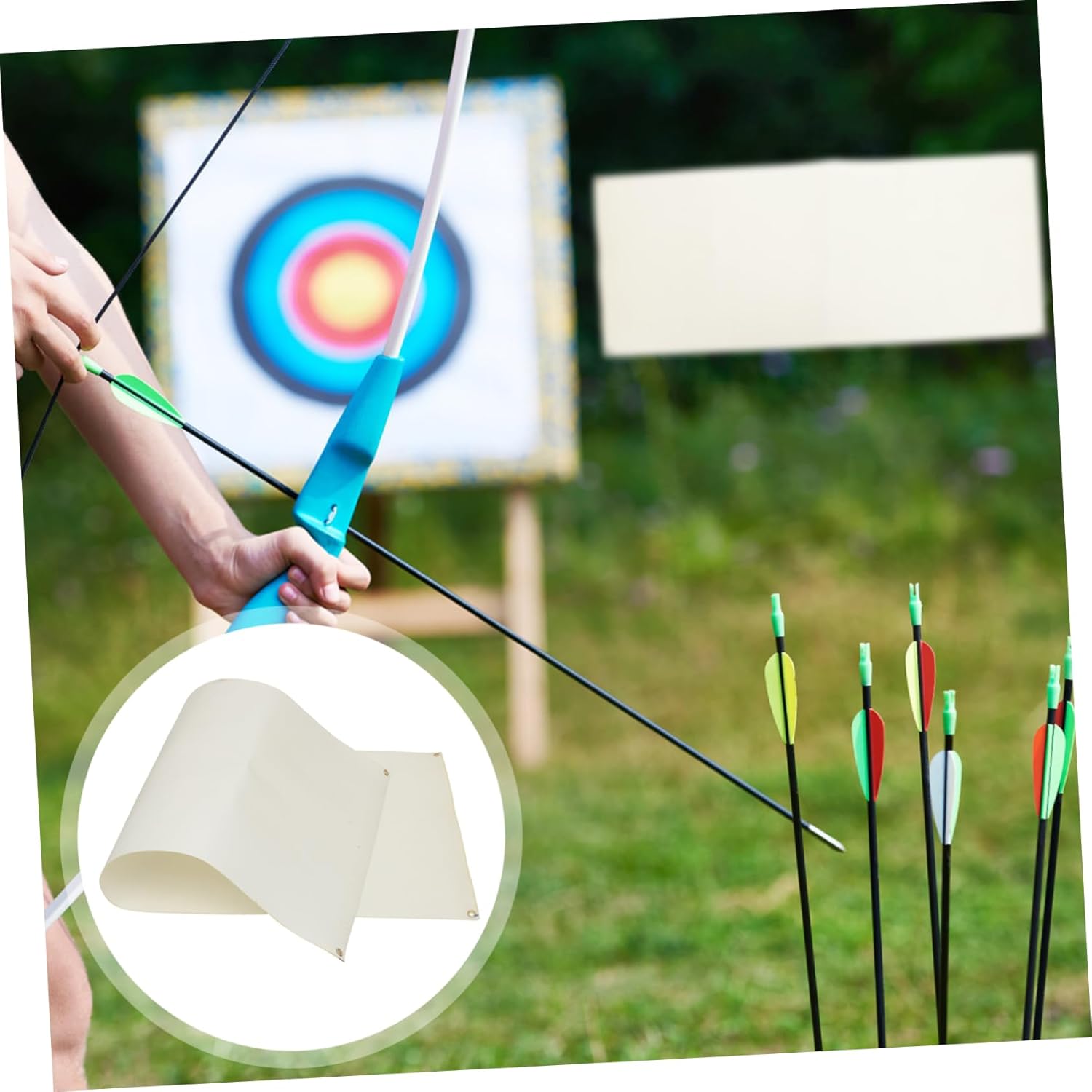 Outdoor .5m x 0.67m Heavy Duty Archery Net Reinforced Shooting Target Netting