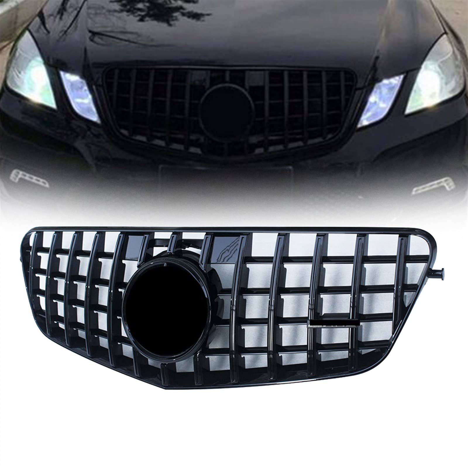 Calandre avant GTR Mercedes Classe E W212 2010-2013 noire