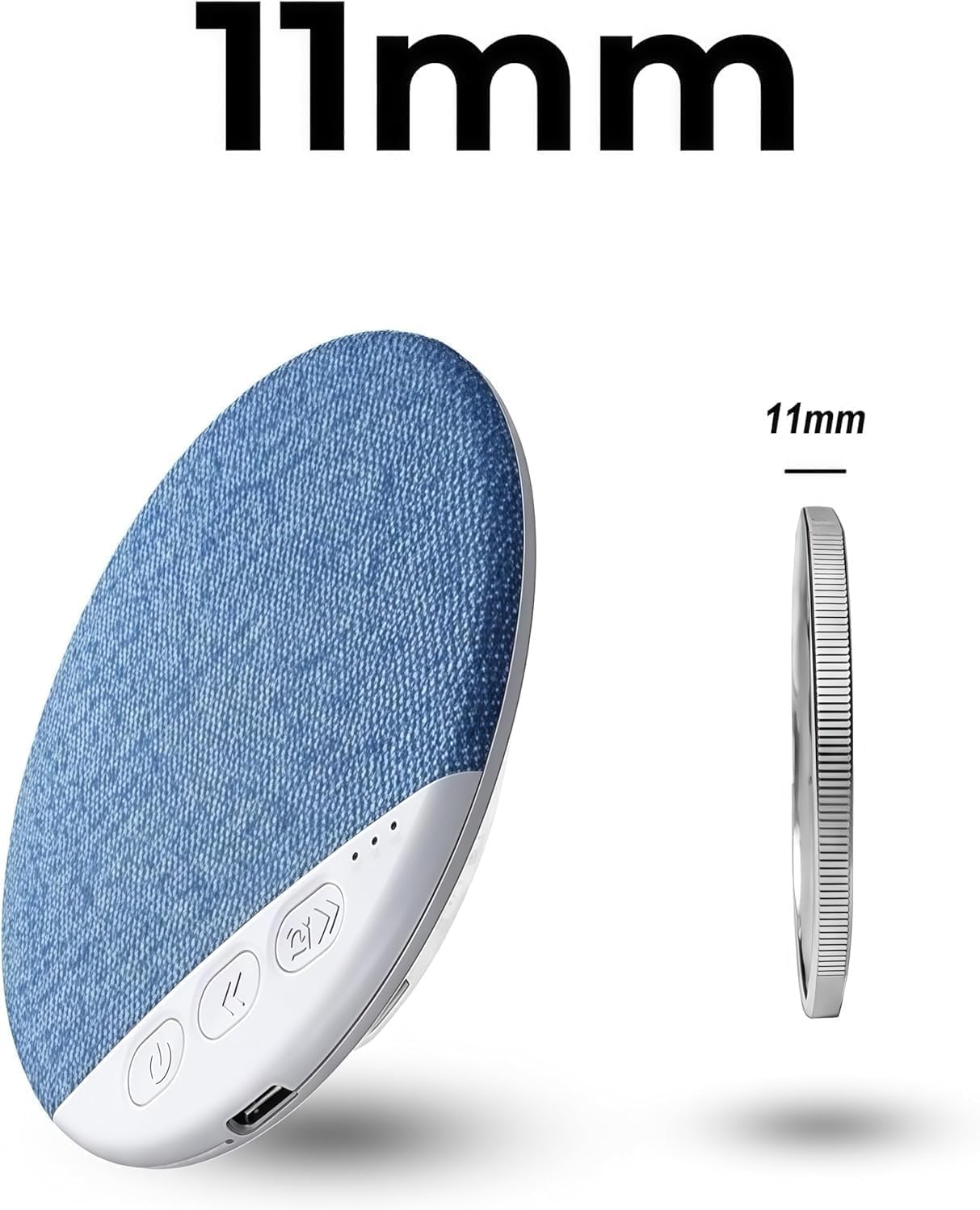 wartleves 2026 New Sleep Pillow Speaker, Bluetooth Pillow Speaker with White Noise Timer Wireless Sleep Aid with Stereo Bass Private Sleep Headphones, Privacy & Meditation (Upgrade) - Image 8