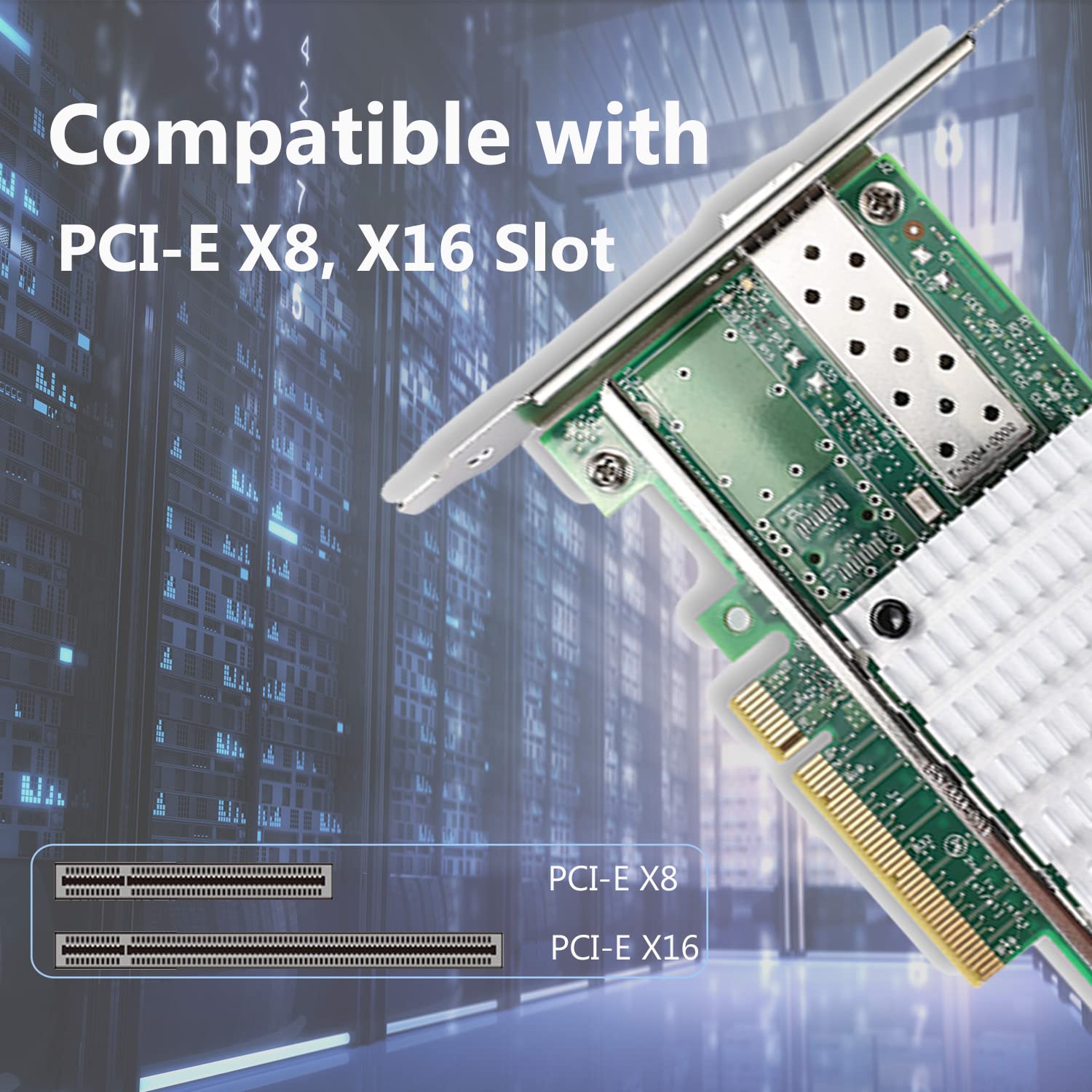 Scheda Di Rete 10G SFP+ QSFPTEK Per Intel X520-DA1 - Porta Singola PCIe Con Chip Intel 82599EN Per Windows, Linux E VMware - Foto 10