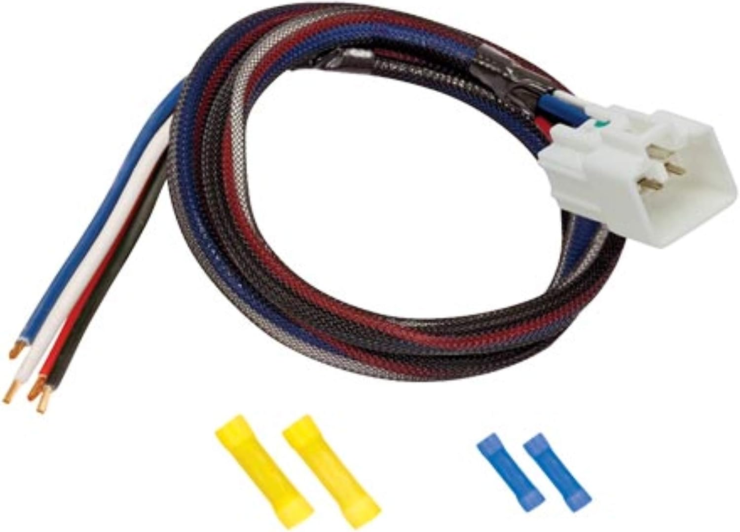 Tekonsha 3040 Trailer Brake Controller Custom Brake Wiring Harness for Vehicle & Brake Control Ends, No Cutting or Splicing Required