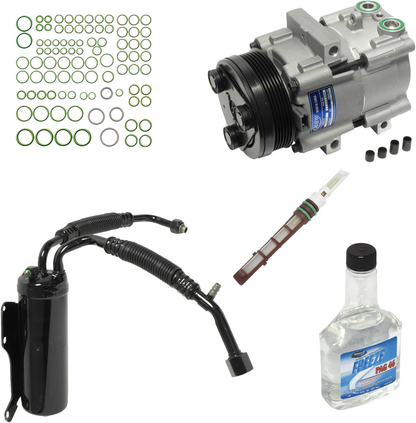 Universal Air Conditioner KT 1550 A/C Compressor and Component Kit