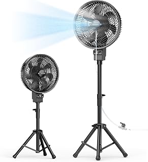 Outdoor Misting Fan Patios mAh Portable