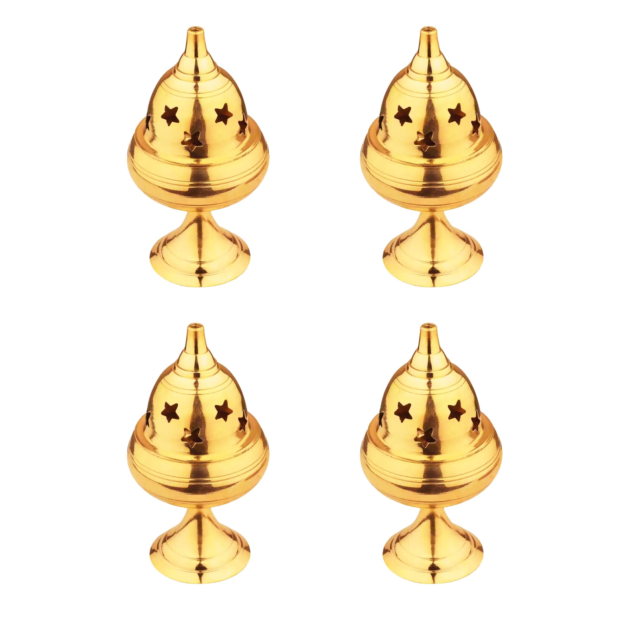 SRI YAGNAA - Brass Shanku Plates 5 pcs - Wedding Return Gifts - Housewarming Return Gifts (BSP-5) — Amazon image 29