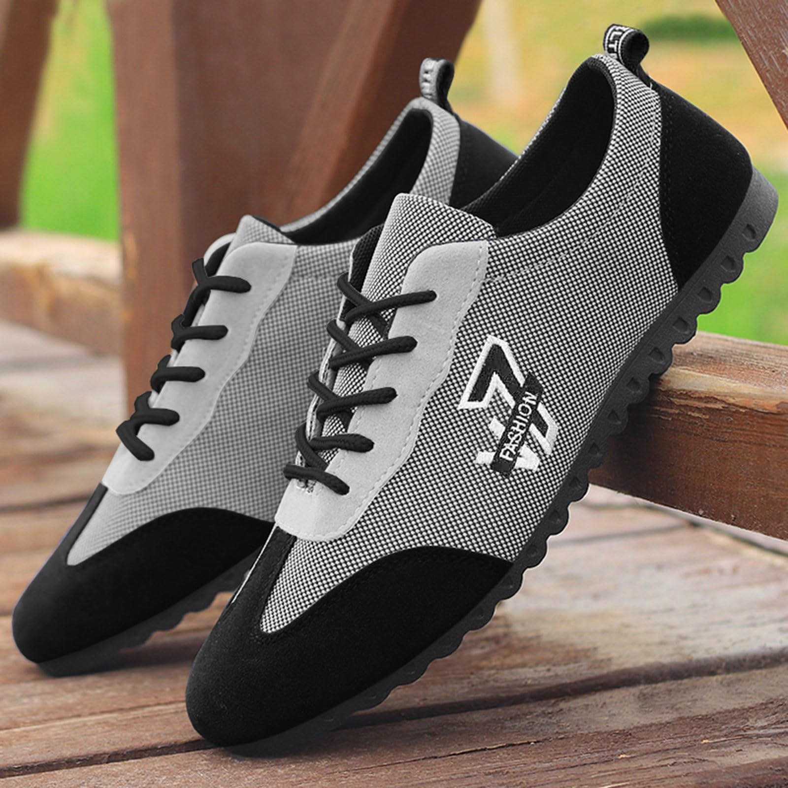Męskie buty rekreacyjne, wsuwane, modne, na wszystkie pory roku, płaska, antypoślizgowa podeszwa, sznurowane, oddychające, wygodne, sportowe buty męskie