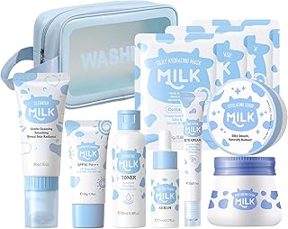 Juego de cuidado de la piel de leche 11 en 1 ...