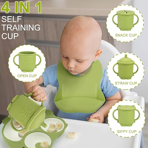 Miniatura 2 de Cucharas para bebés de alimentación autónoma durante más de 6 meses, cucharas de destete LED para bebés, etapa 1 y etapa 2, juego de cucharas