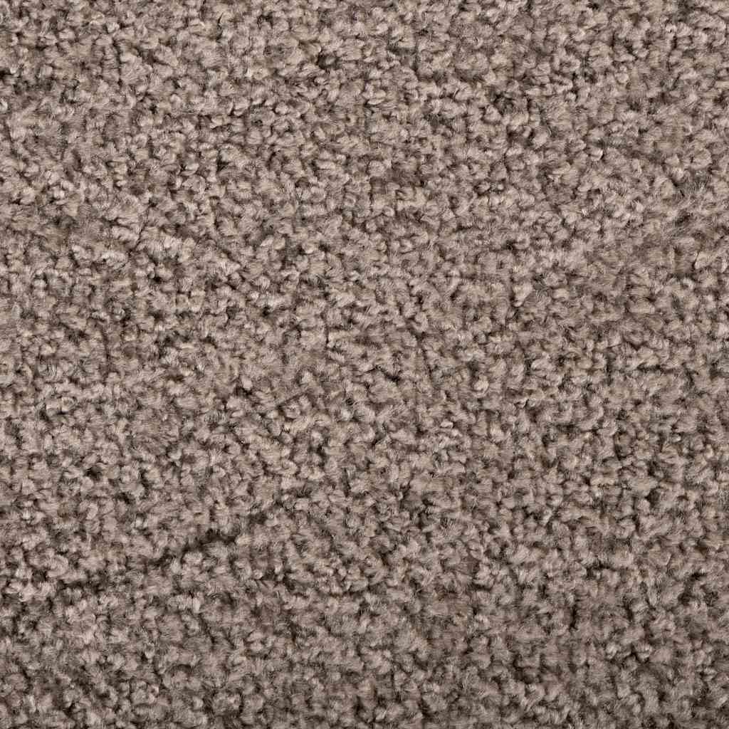 Beżowa mata podłogowa 60 x 40 x 1,2 cm pluszowa tkanina
