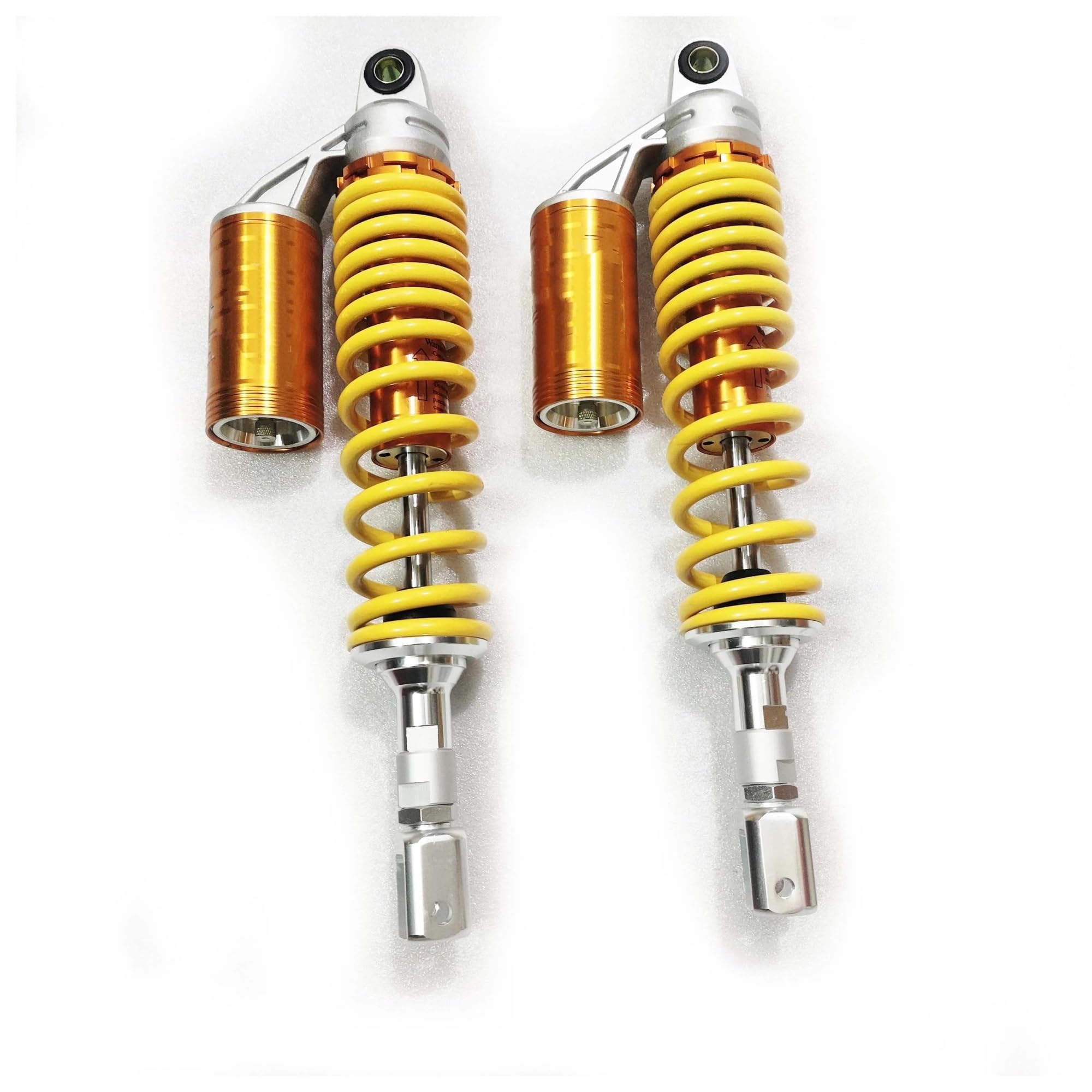Amortisseur Arrière De Moto Suspension Arrière D'amortisseur d'air De Moto pour Suzuki pour ATV 360mm 370mm 380mm 390mm 400mm Amortisseur Moto(370mm 21mm Fork)