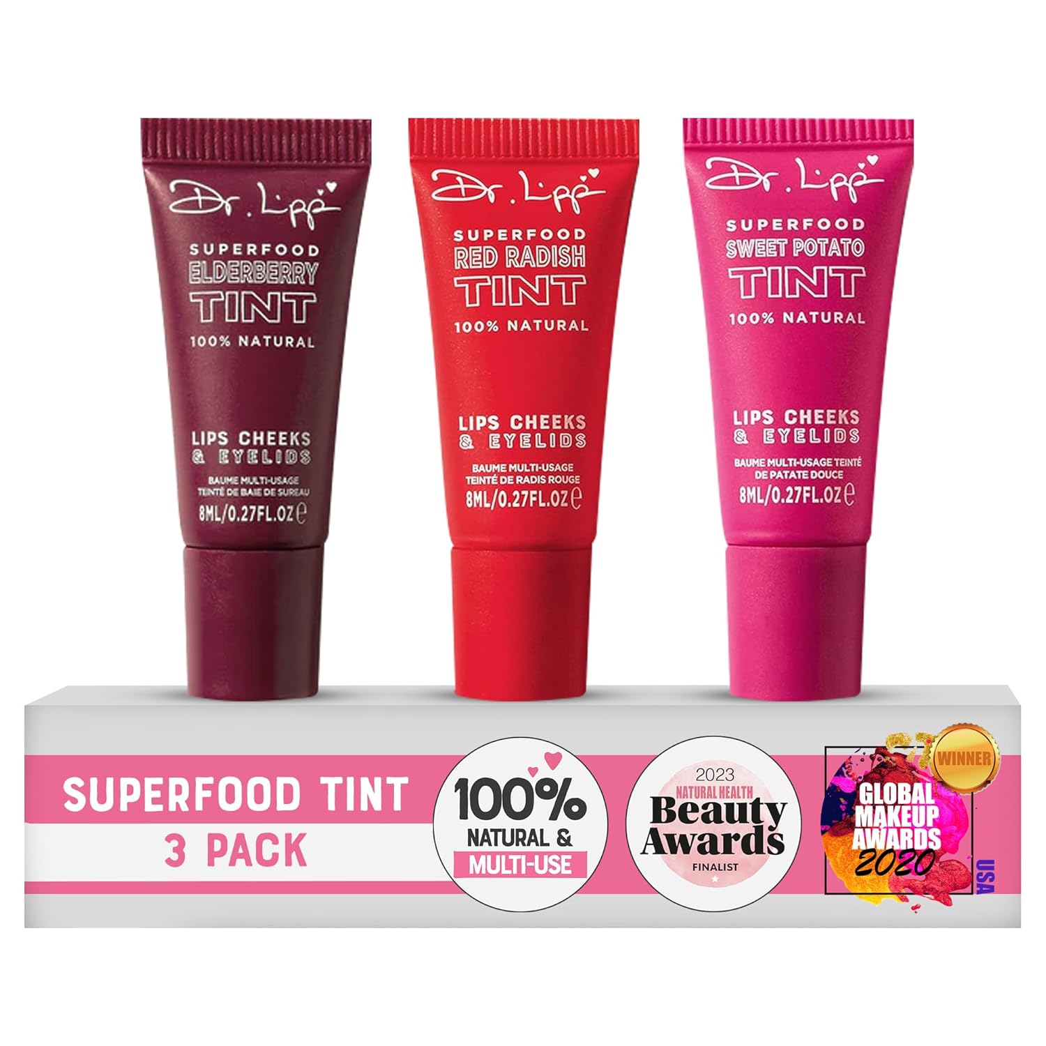 Dr. Lipp Superfood Lip – 8ml – 4-in-1 Tinted Balm for Lips, Cheeks & Eyes – Ultra Moisturizing, 100% Natural, Fragrance-Free & Cruelty-Free Dr. Lipp Superfood Lip – 8ml – 4-in-1 Tinted Balm for Lips, Cheeks & Eyes – Ultra Moisturizing, 100% Natural, Fragrance-Free & Cruelty-Free