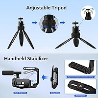 Vista 7 de Cámara de video videocámara 5K 56MP Vlogging Cámara para YouTube con pantalla táctil abatible de 3 pulgadas 270°, visión nocturna, WiFi, cámara web