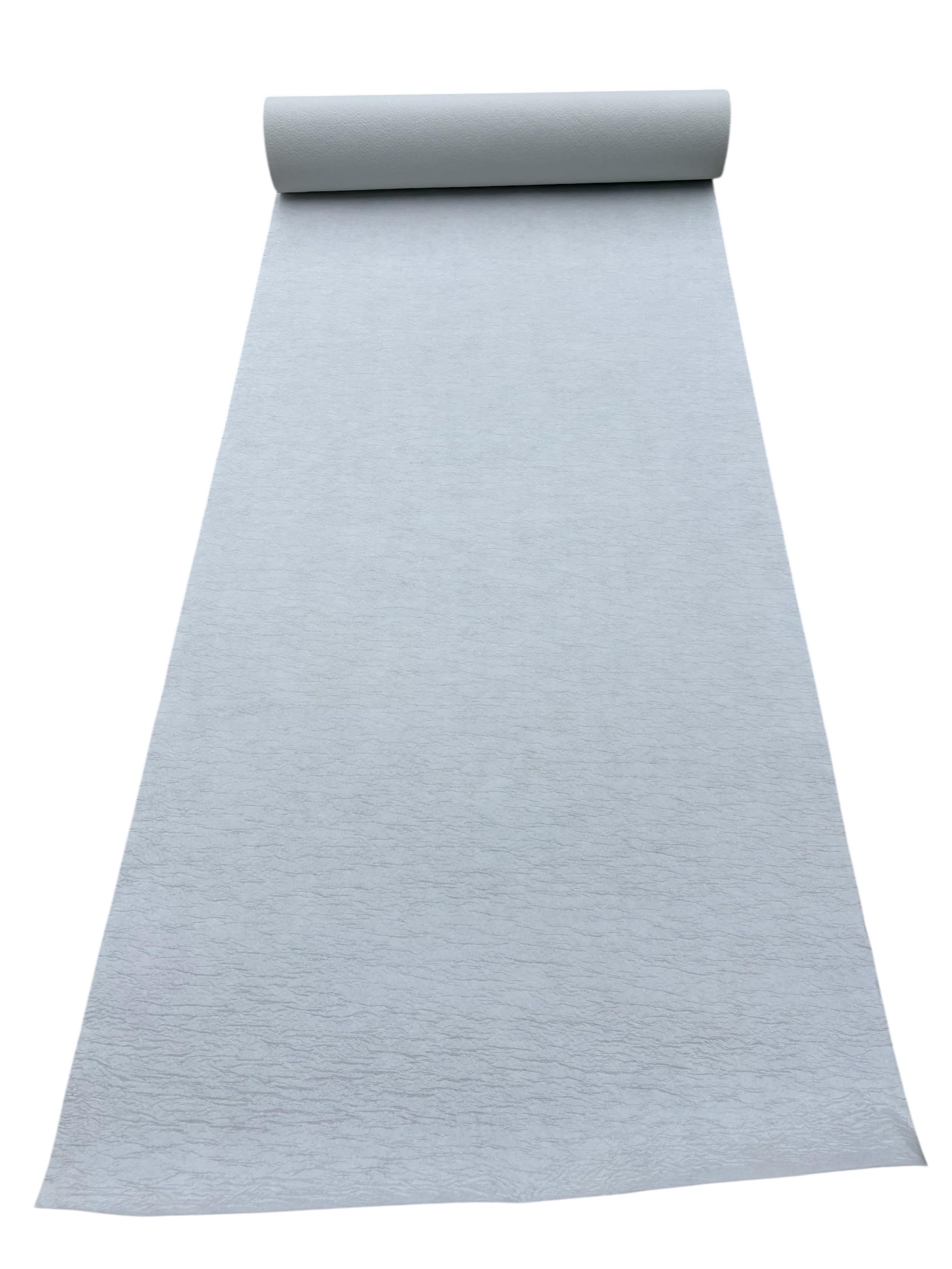 LaVelaHOME Teppich Hochzeit Weiß Läufer Hochzeit Kirche [mit und ohne Folie] (mit Folie, m 1 x 30)