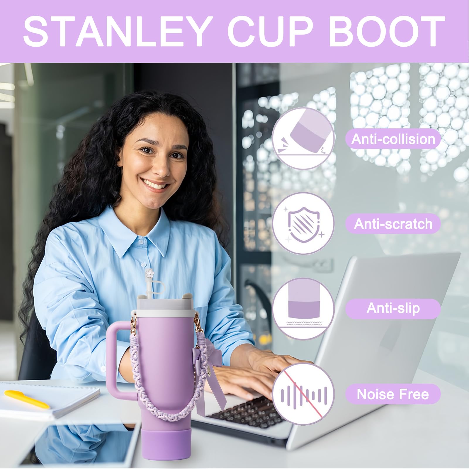 Amazon.com | Belsita Stanley Cup Accessories Set - Pearl Chain