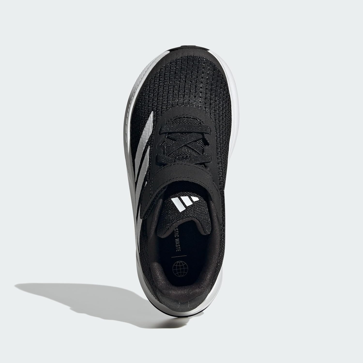 Adidas Unisex-Child Duramo SL Elastic Lace Core Black/White/Carbon 4 - Image 4