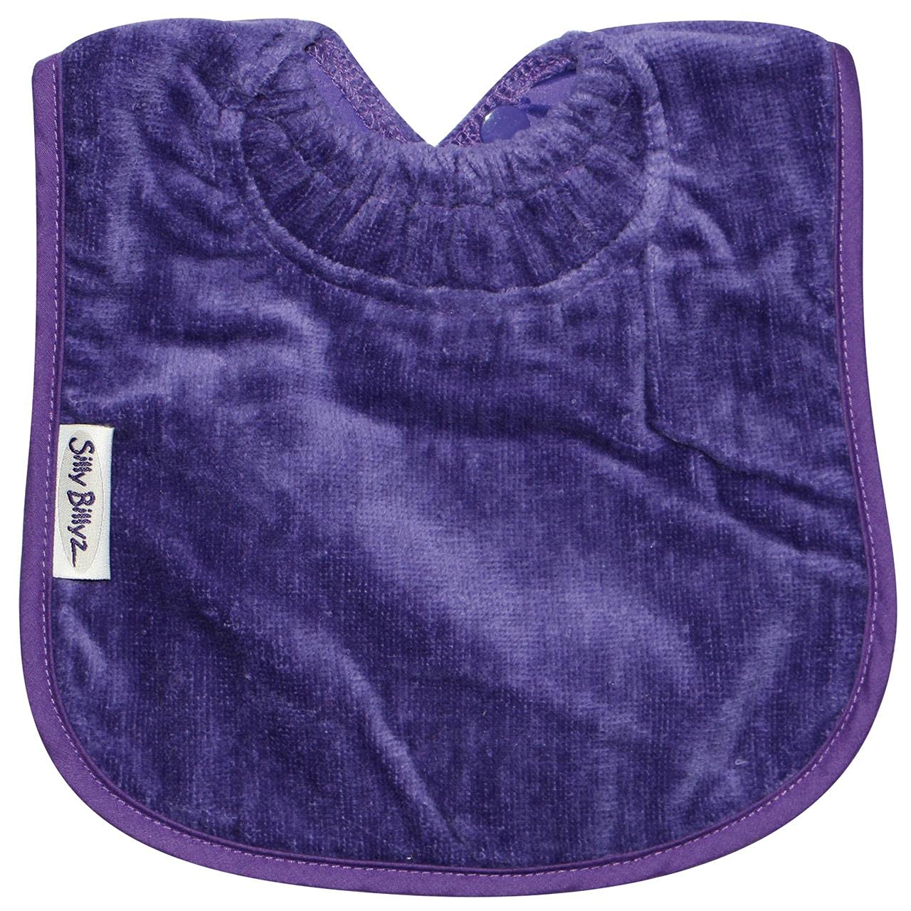 Silly Billyz Bavoir - Junior Coton avec Col-Anti Fuite - Violet - 3-36 mois