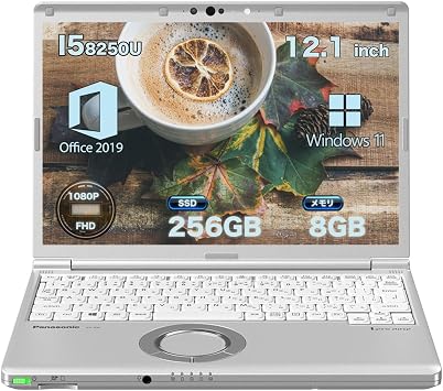 Panasonic Used Laptop, Lets note SV7 Intel Core i5 8250U, Memory 8GB, 12.1-inch FHD, Windows 11 Pro, MS Office 2019, Web Camera, Wi-Fi & Bluetooth, HDMI & USB 3.0 Compatible, For Home Working, Business & Studying, Mouse, Earphone Service SSD256GB