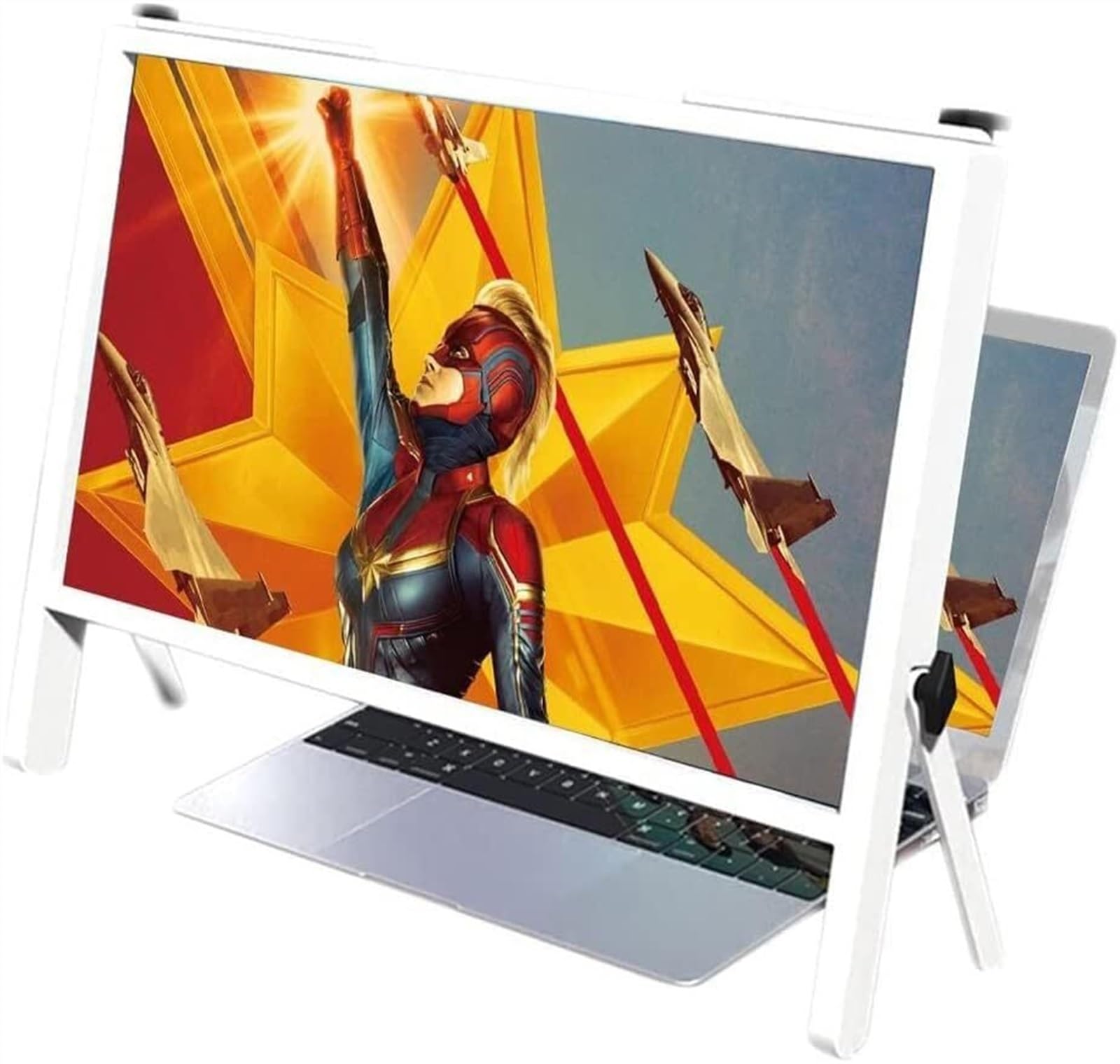 Okulary powiększające 3D Hd Laptop lupa do ekranu wzmacniacz mobilny projektor, copmputer lupa do ekranu telefonu gry wideo