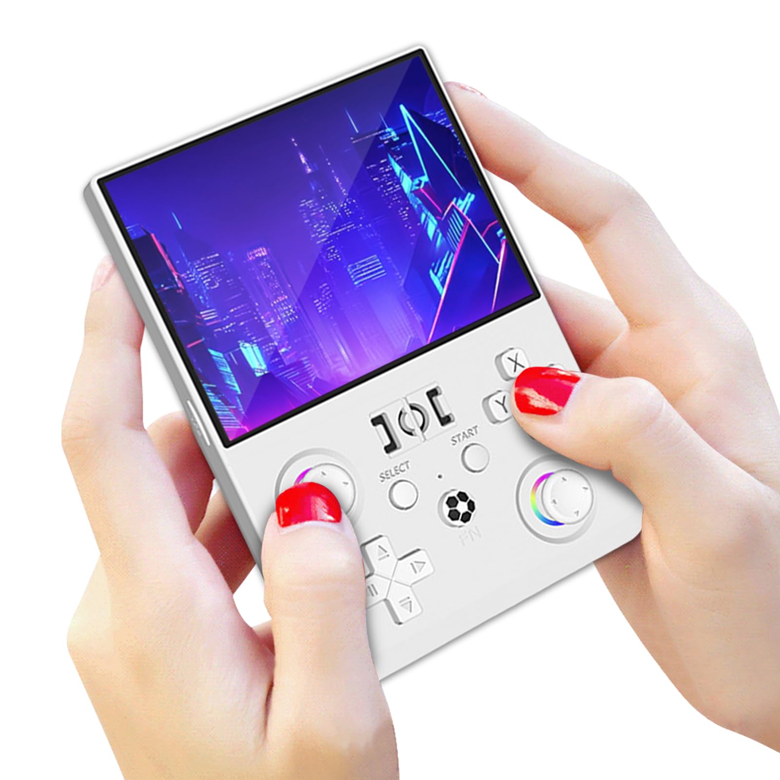 Console di Gioco Retro Portatile con Schermo IPS HD da 4,5 Pollici, Recherabile, con Batteria da 4000mAh, sstema Open Source, Perfetta per Viaggi, Ufficio e Passeggiate all'Aperto