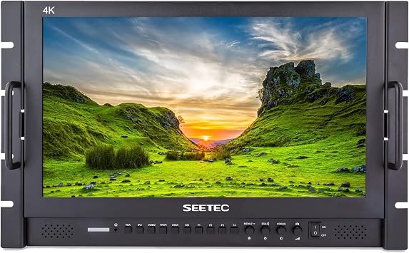 P173-9HSD-RM 17.3" 7RU Rack Mount Broadcast LCD Monitor Full HD 3G-SDI/HDMI with 19201080 3G-SDI HDMI AV YPbPr
