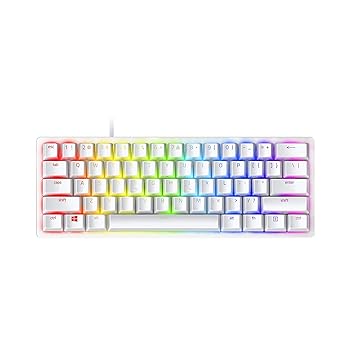 Razer Huntsman Mini 60% Gaming Keyboard: Fast Keyboard Switches White