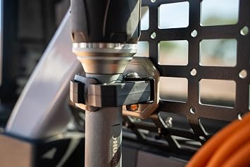 DV8 Offroad Quick Release Molle Panel Tool Mounts | Secures Your Tools & Accessories | Rotates for Endless Mounting Positions | 3 Color Varieties | Sold as a Pair (Gray)