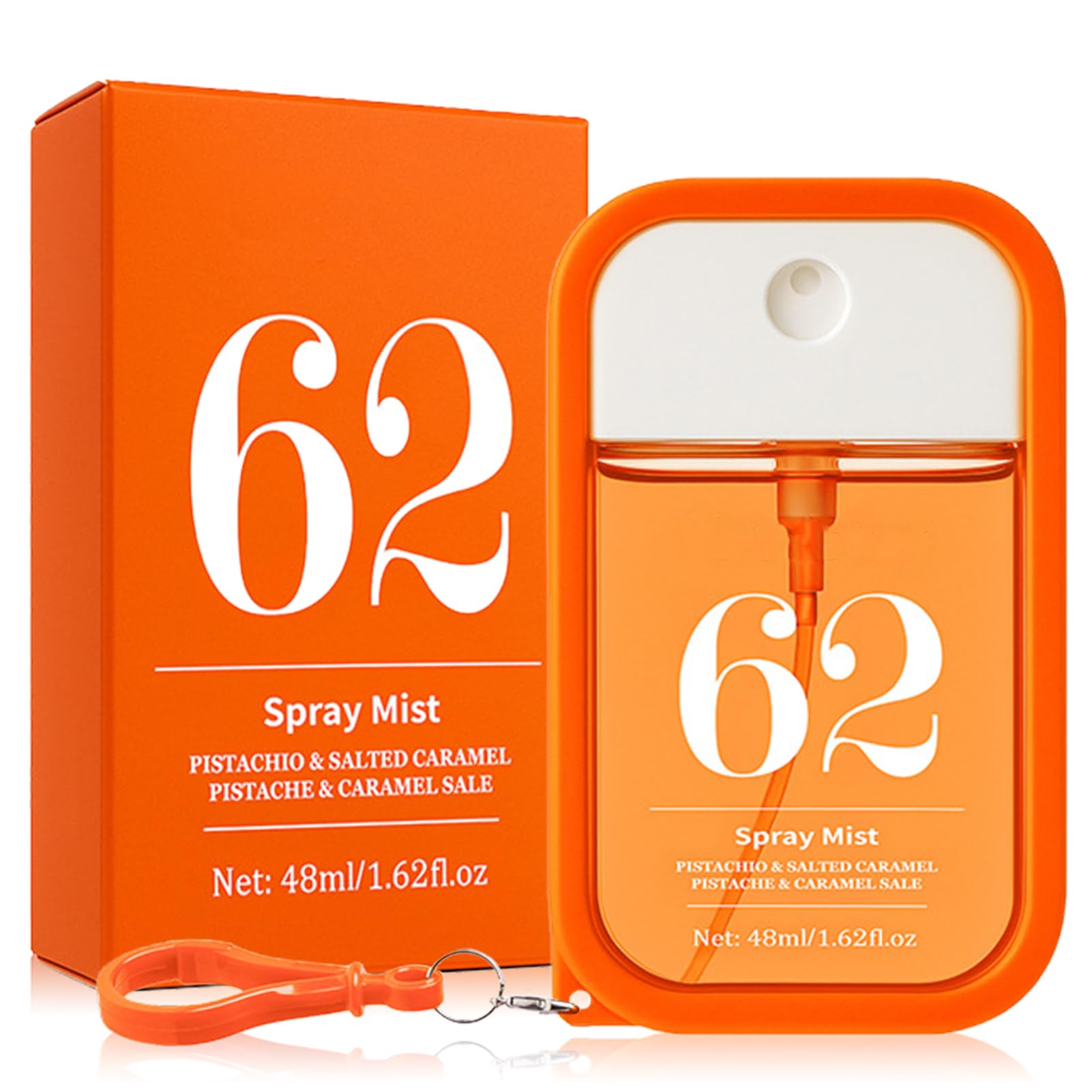 Parfüm Bodyspray Damen 48ml Mit Haken,Fruchtiges Body Mist,Long Lasting Fragrance Spray,Hair and Body Fragrance Mist,Parfüm für Damen,Parfümspray für Reisen,Urlaubsreise,Gift for Women