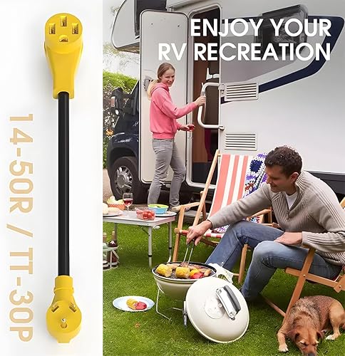 Miniatura 3 de Adaptador de corriente para generador de RV, cable de alimentación adaptador eléctrico, enchufe macho de 153050 amperios a receptáculo hembra de