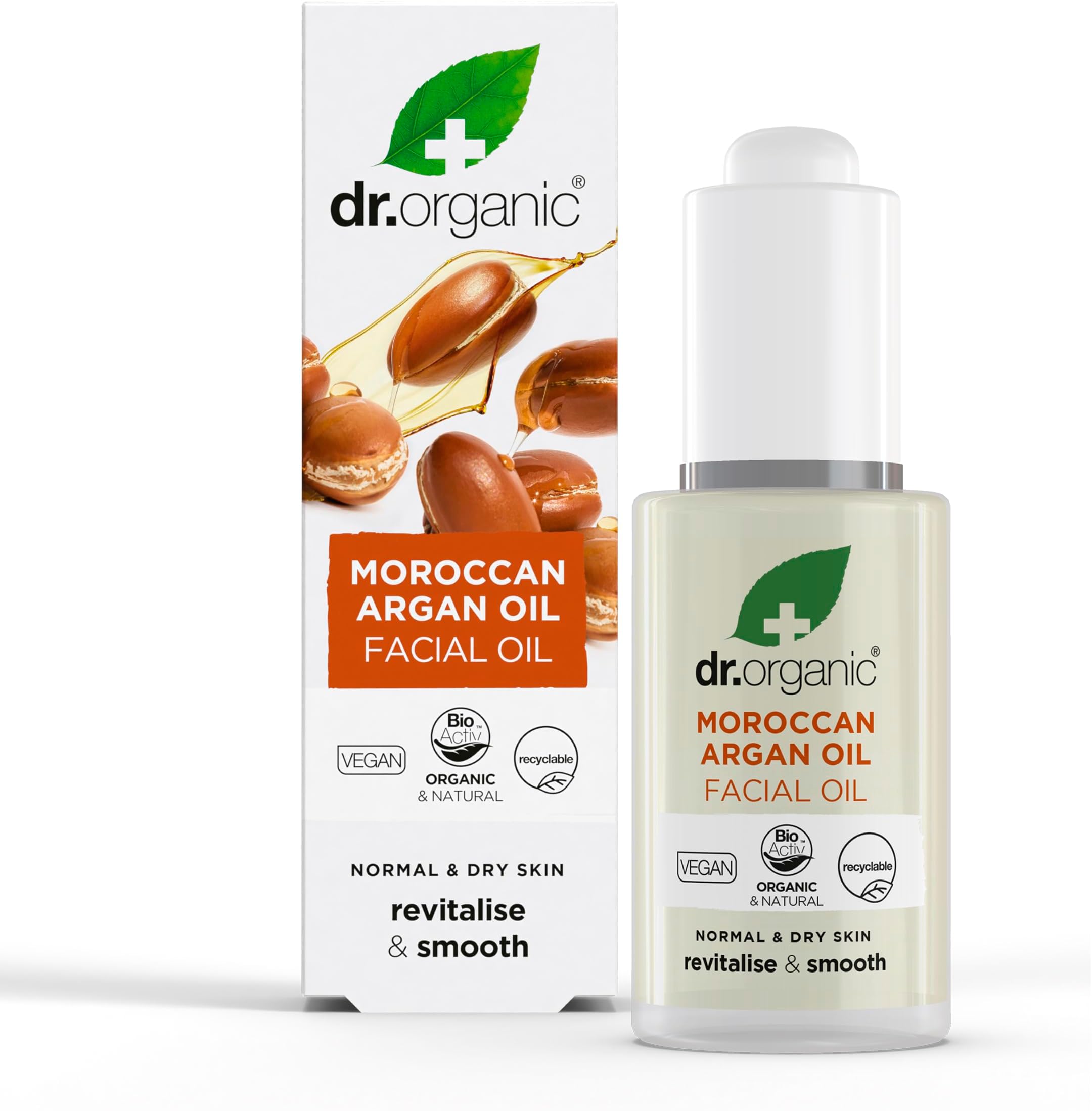 Dr Organic Moroccan Argan Facial Oil, 30 milliliters