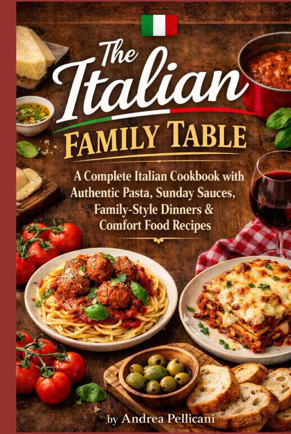 The Italian family Table: A Complete Italian Cookbook with Authentic Pasta, Sauces, Sunday Dinners & Comfort Food Recipes