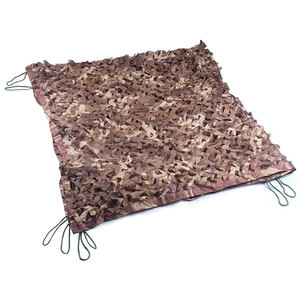 Oudini Desert Camo Oxbulk Roll Camo Netting Camouflage Net Woodland Netting For Sunshade Hunting Shooting/Desert Camo/2 * 3M(6.6 * 10Ft)