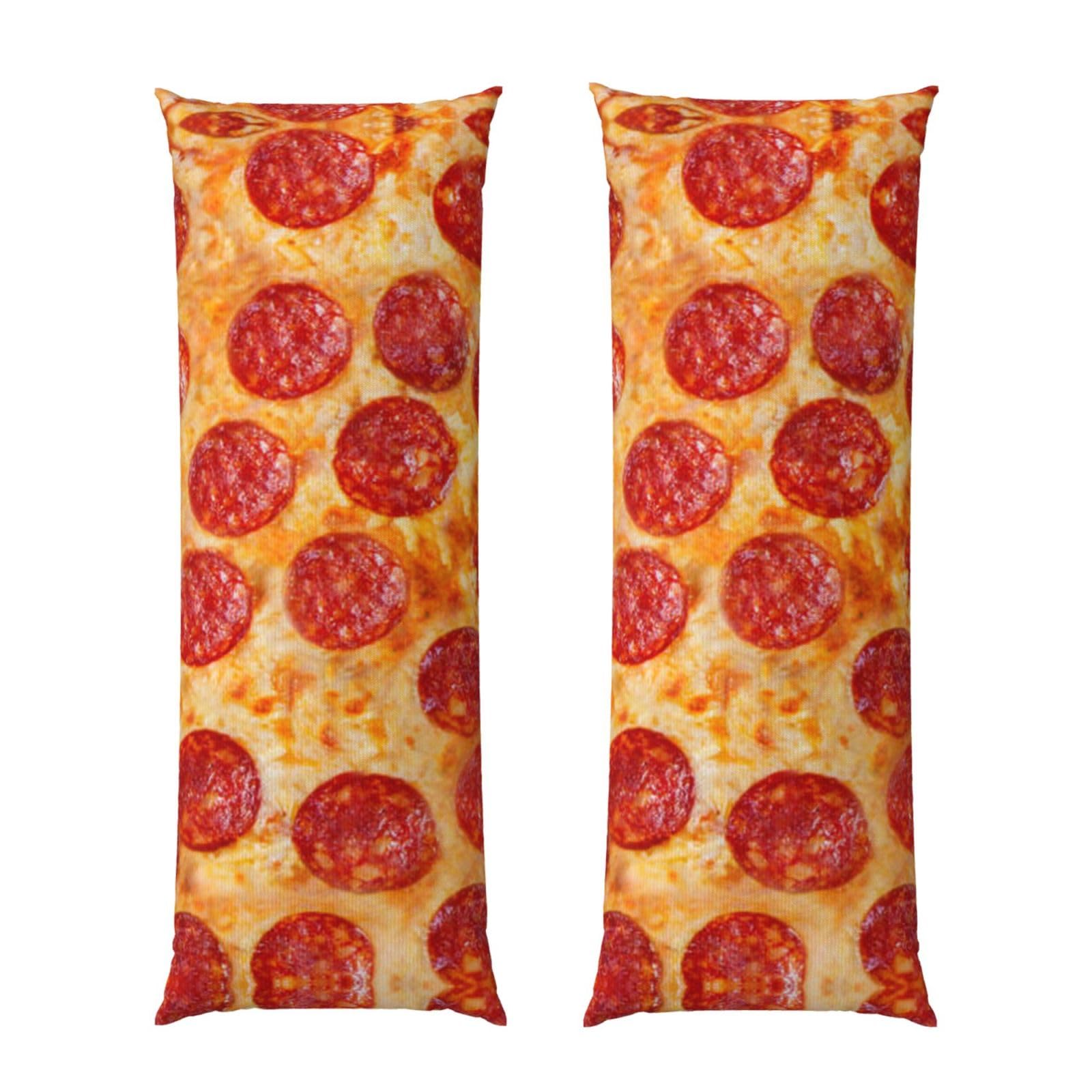 Taie d'oreiller pizza 50x152 cm idéale pour les soirées cinéma