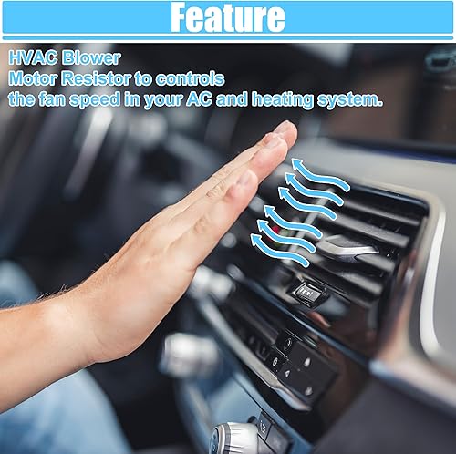 Miniatura 4 de ACROPIX Resistor de motor de soplador HVAC Módulo de control de ventilador de CA para Chevrolet Cobalt 2005-2010 No.15818910 - Paquete de 1 negro