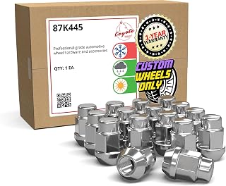 Wheel Accessories Parts 16 Pcs M12x1.5 12x1.5 Thread Bulge Acorn 1.38" 35mm Long Lug Nuts Chrome 3/4" 19mm Hex Fits Can Am ｜ Honda ｜ Polaris
