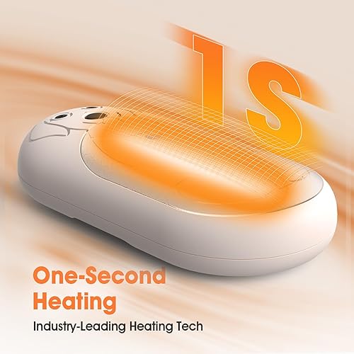 Miniatura 3 de Calentadores de manos, paquete de 2 calentadores de manos recargables de 3000 mAh para exteriores, regalos para hombres y mujeres