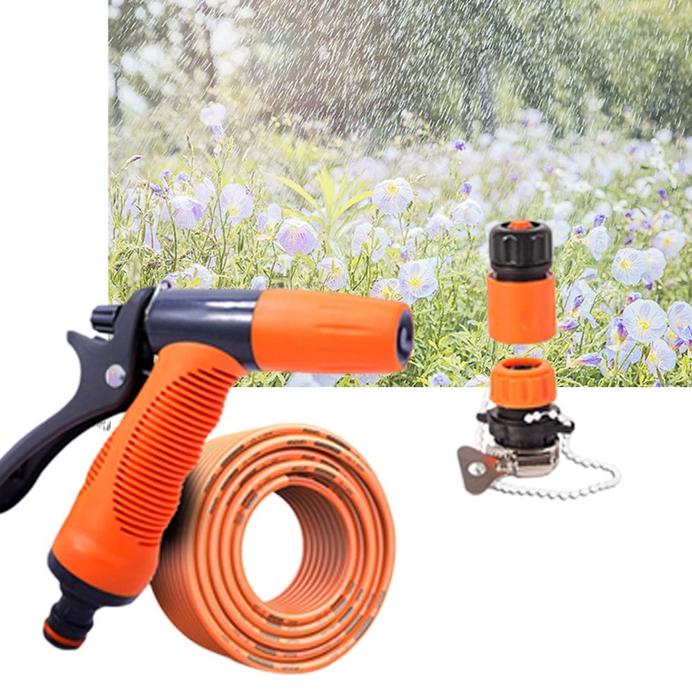 Regner Garten Rasen Regner Ausrüstung Spritzpistole Gartenschlauch Düse Wasserpistole (Anzug 20m)