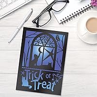 Vista 6 de Current Juego de 8 tarjetas de felicitación mágicas de lujo de Halloween – Juego de 8 tarjetas grandes de 5 x 7 pulgadas, paquete variado