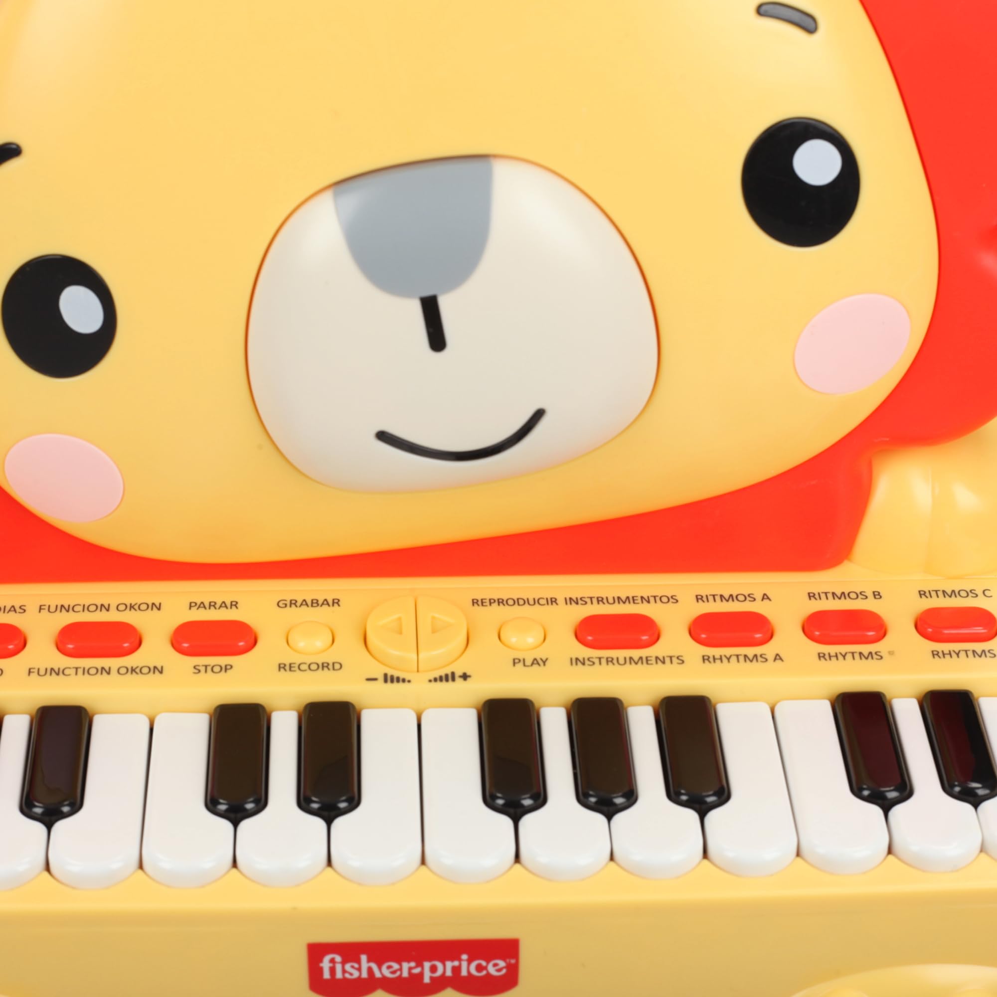 Fisher-Price Piano musical León, juguete musical (Reig)