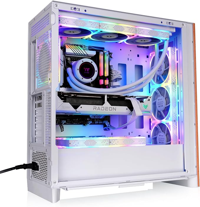 Gabinete Mid Tower Thermaltake S370 WS Snow miniatura 4