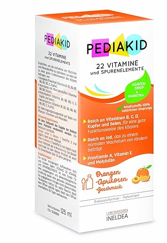 PEDIAKID-Complément Alimentaire Naturel Pediakid 22 Vitamines et Oligo-Éléments -Formule Exclusive