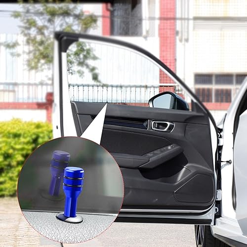 Miniatura 6 de 4 pernos de elevación para puerta de automóvil, 1.93 pulgadas, perilla de bloqueo de metal para puerta de seguridad, reemplazo de pasador, cubierta
