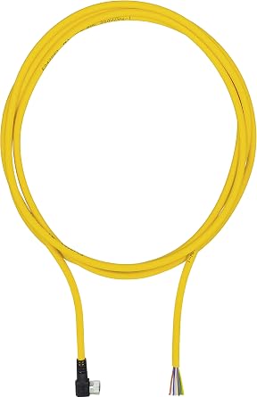 PILZ 533120 4-PIN, 5METER, Female M8 Connector, PSEN Connection Cable, Right Angle