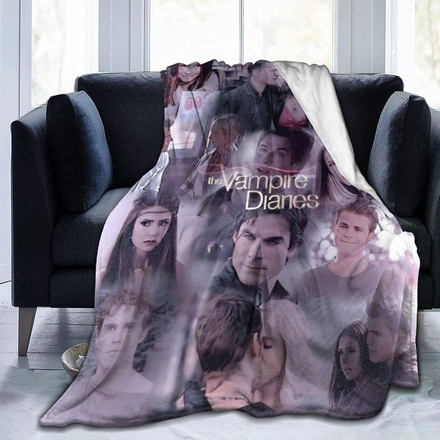 HGdggvd The Vampire Diaries Blanket Ultra Soft Throw Flannel Blanket