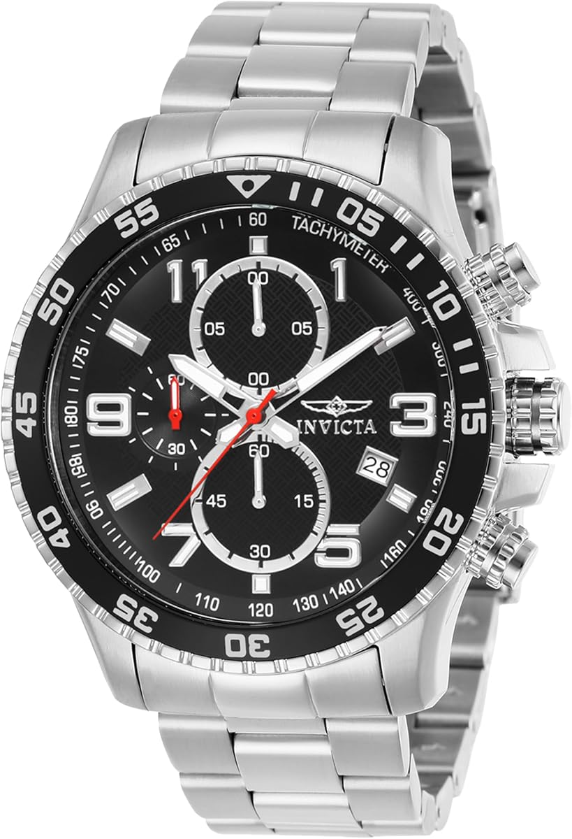 Reloj de cuarzo Invicta Specialty de acero inoxidable para hombre - 45 mm